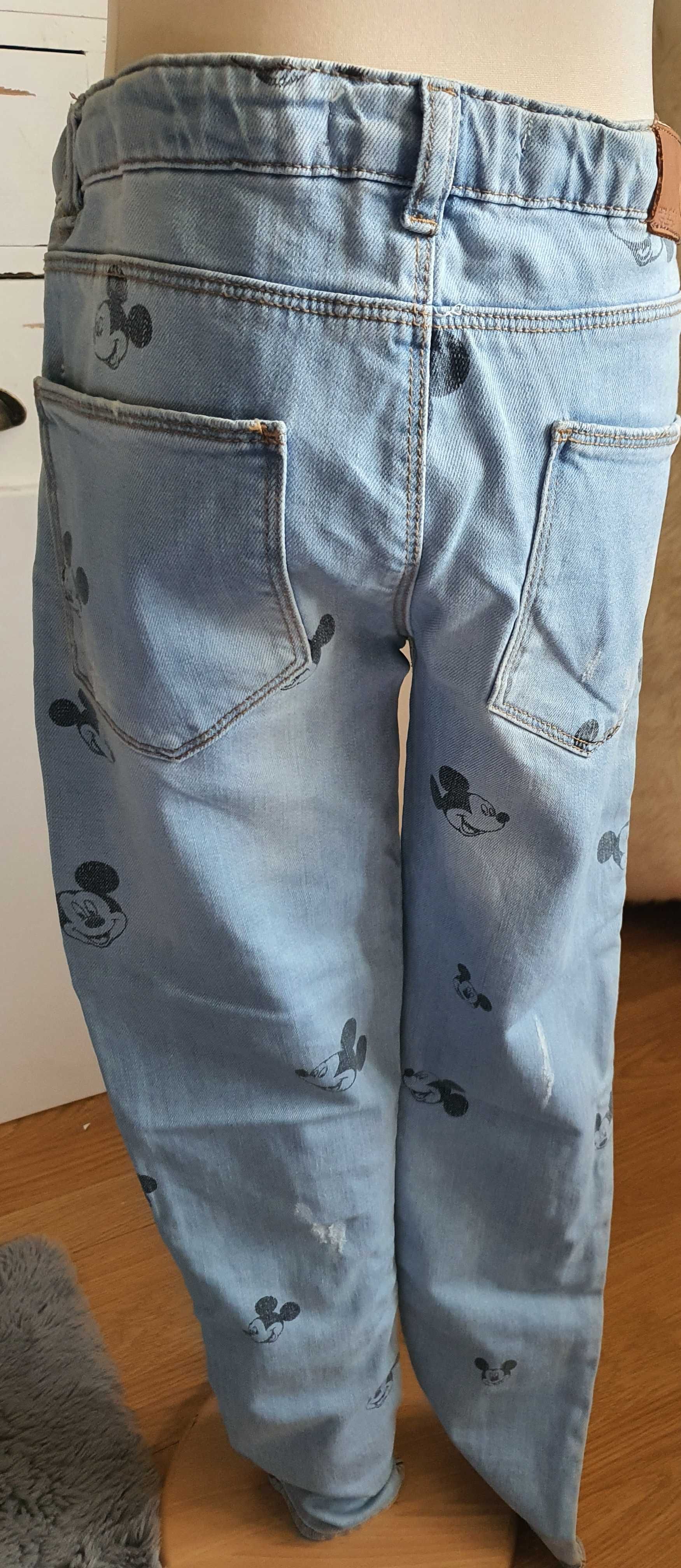 Blugi cu Mickey de la Zara marimea 152 cm