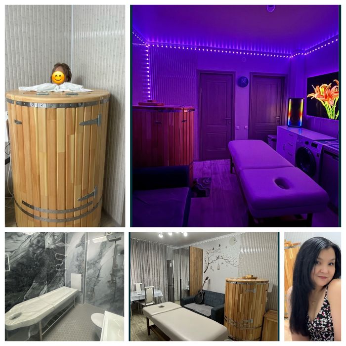 Массаж, пилинг на дому. Кедровая бочка.