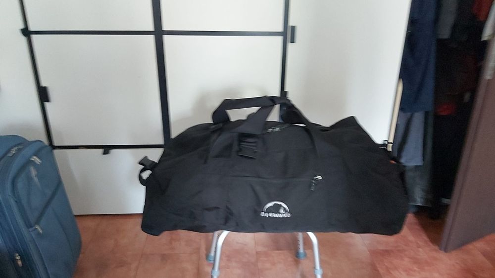 Geanta panza foaie de cort cu chingi
