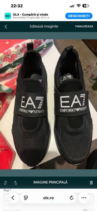 Adidasi originali 40-41 emporio armani EA7