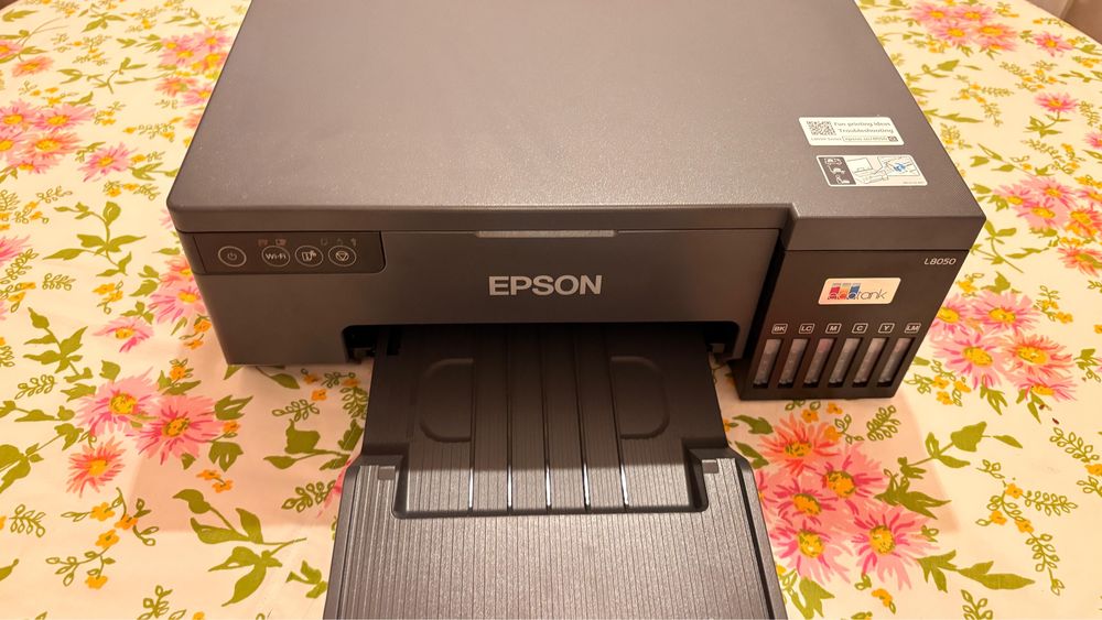 Imprimanta inkjet color foto CISS Epson EcoTank L8050, Wireless