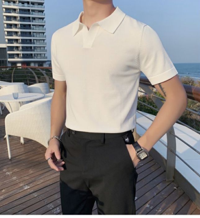 Трикотажное поло мужское