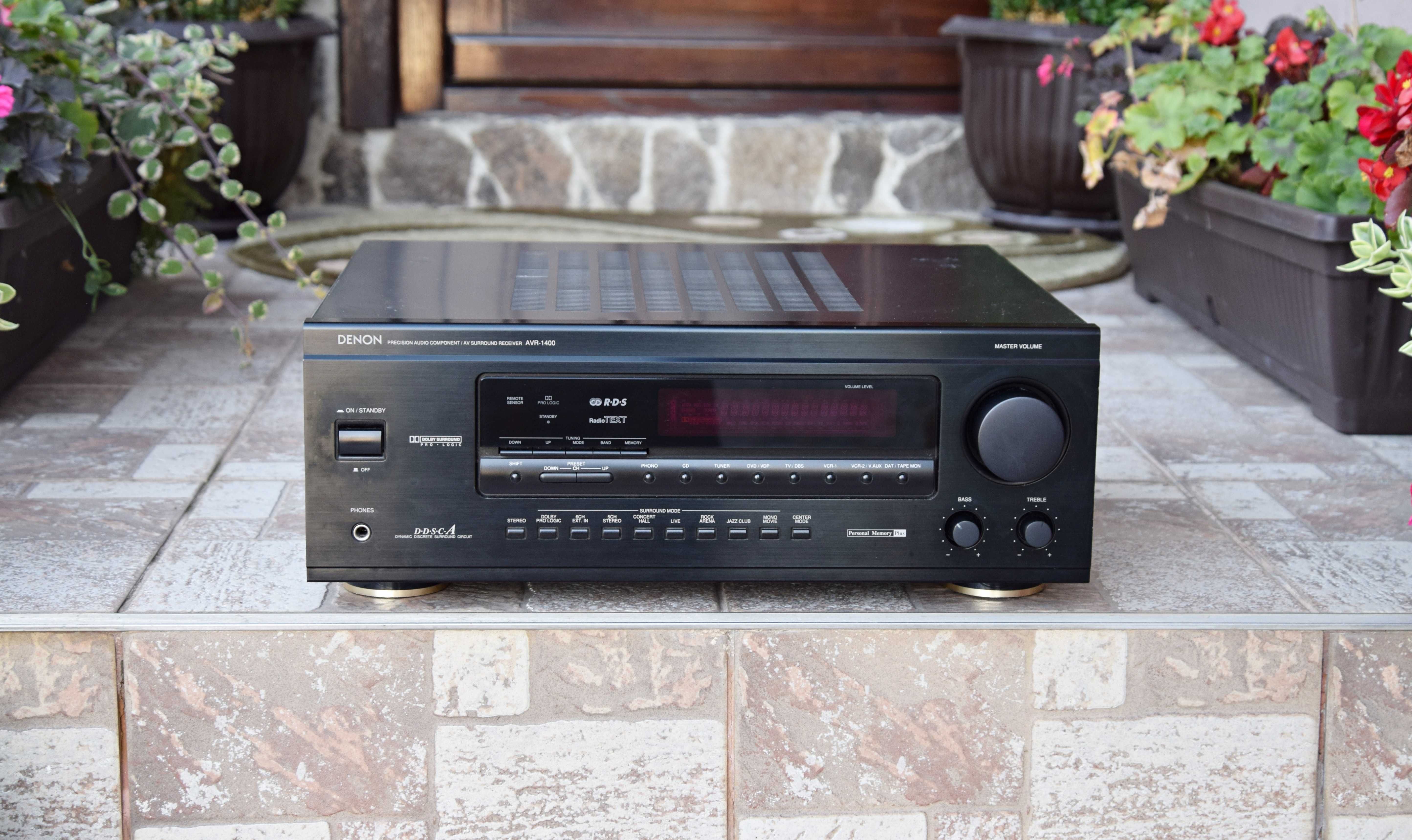 Amplificator 5.1 Denon AVR-1400, Receiver, bi-wiring