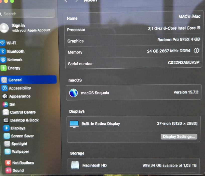 iMac 27 с процесор Quad Core i5