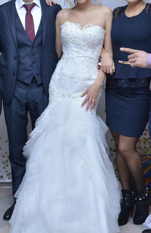Свадебное платье фасона русалка