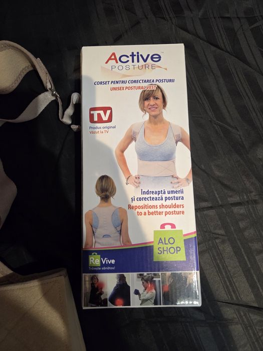 corset pentru corectarea posturii, durere de spate