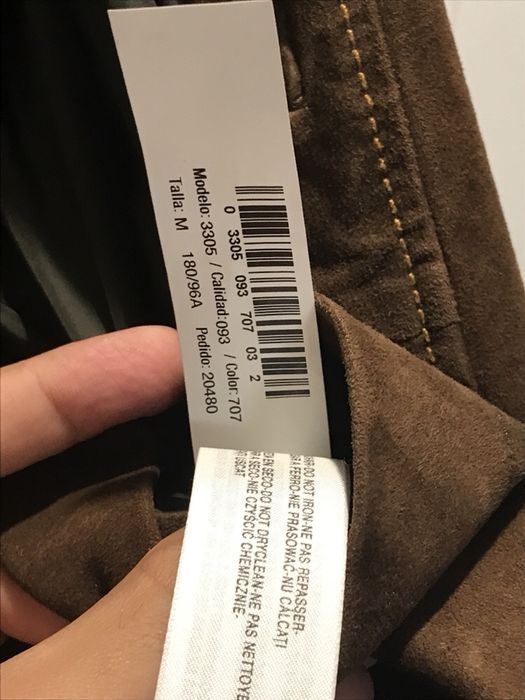 Geaca piele intoarsa Massimo Dutti marimi M