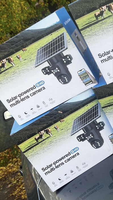 Camera tripla(3 lentile)  LS VISiON, 4G LTE (cartela SiM).