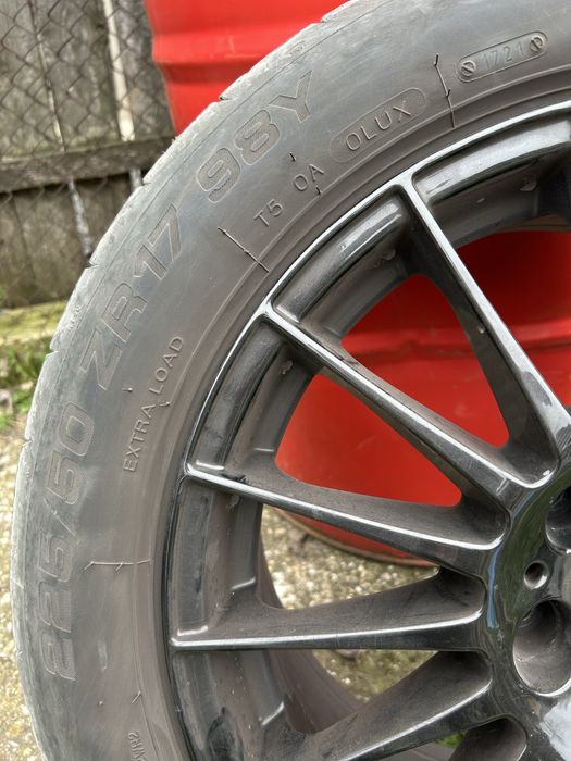 4 броя 17 5 112 жанти с гуми 225 50 17