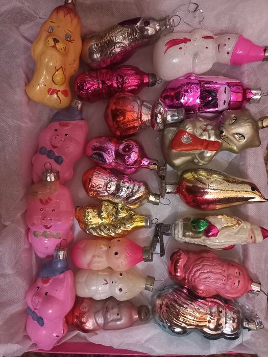 СССР елочные игрушки,много их, см.все фото