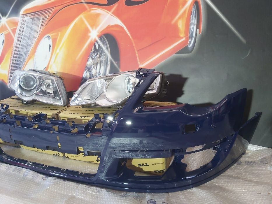Pachet Bara Fata+Faruri Electrice H7/H7 Dr-Stg VW Passat B6 2005-2011