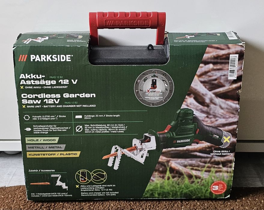 Vand cutie / geanta Fierăstrău Parkside PAAS 12 B2 pret 50 lei