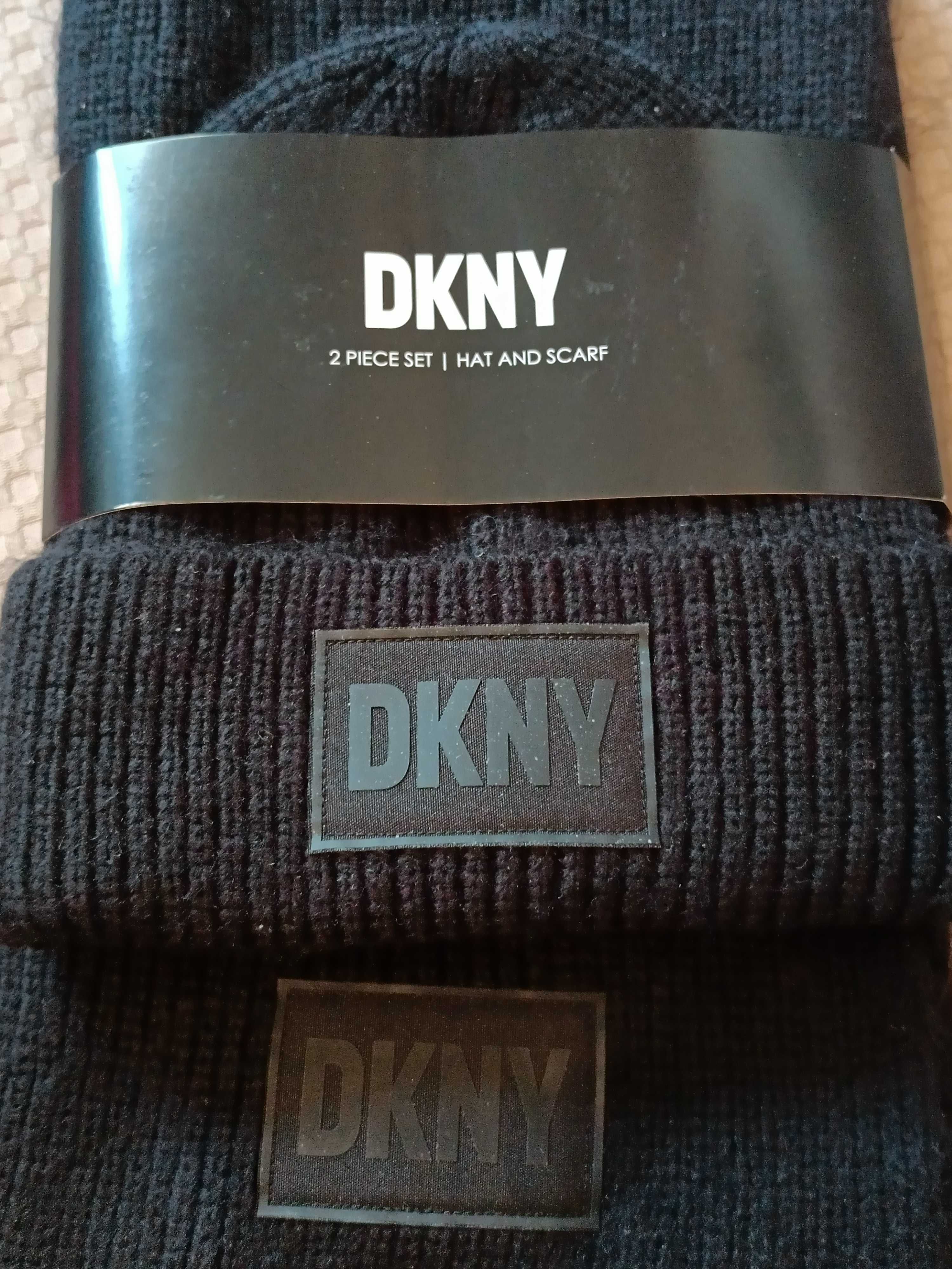 Set caciula si fular DKNY - Donna Karan New York