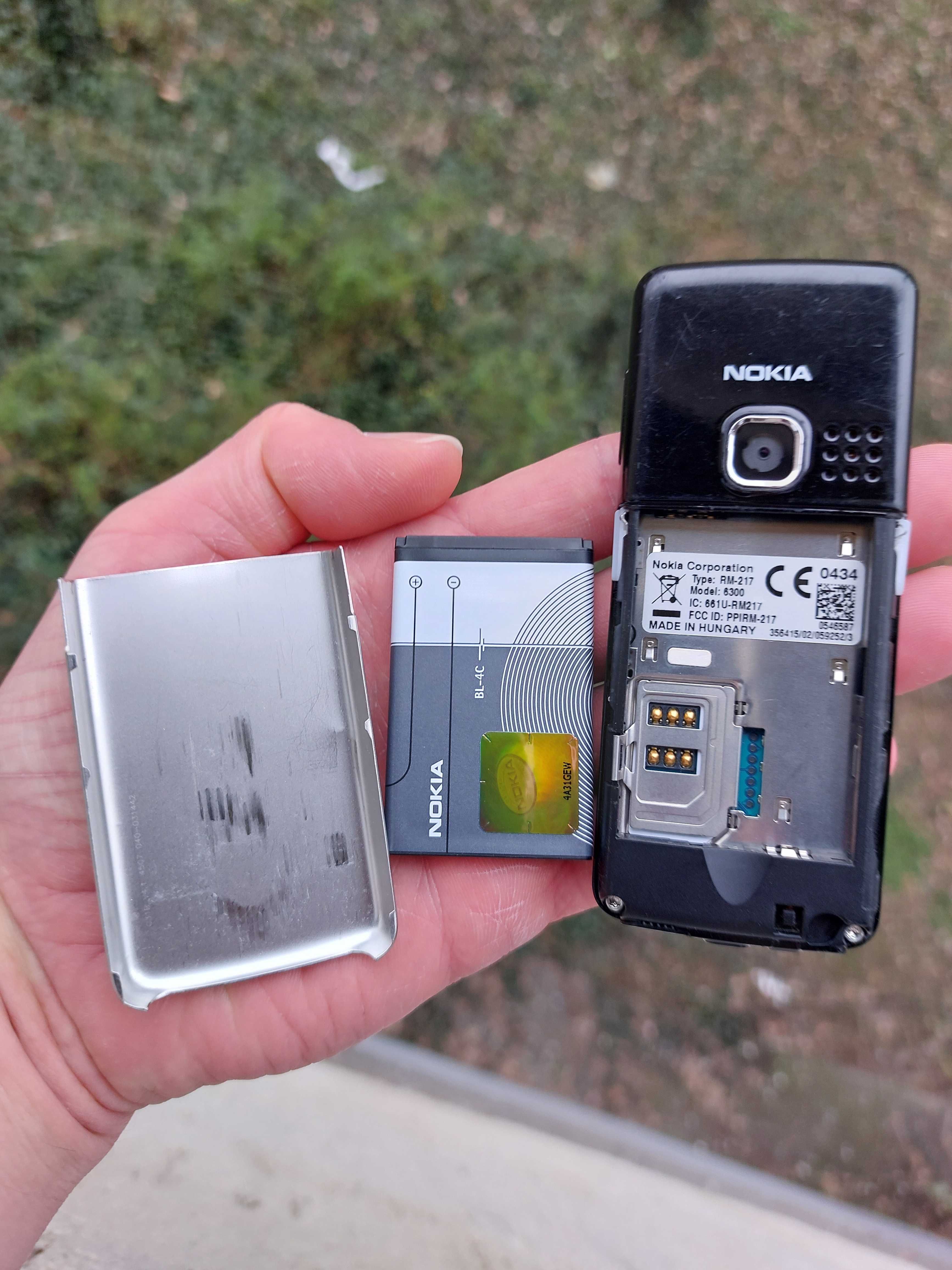 Nokia 6300 orig Hungary metalic silver decodat an 2008 perf functional