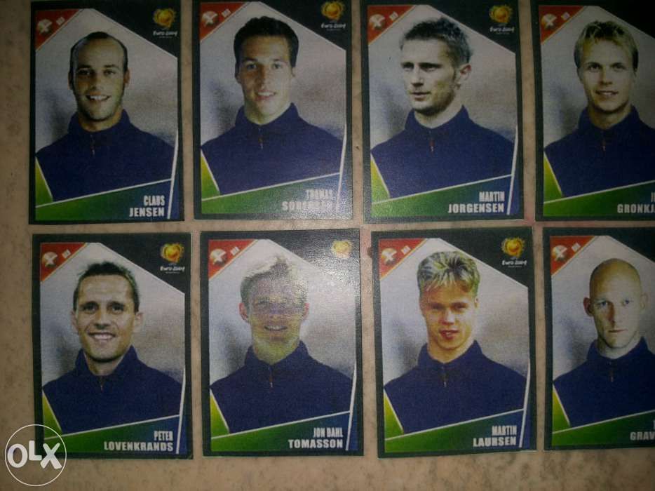 Update la Album Panini euro 2004 ministickere cei 10 danezi lipsa