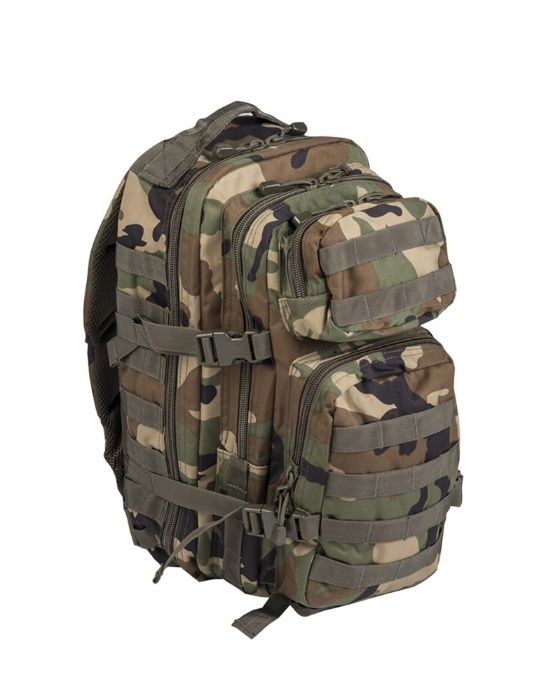 Rucsac Militar 36L Mil-Tec Negru/Coyote/ Woodland/Olive/Multicam