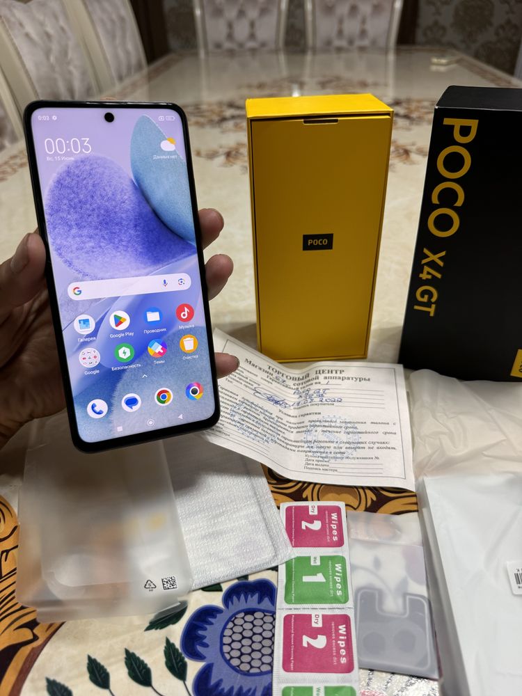 Poco x4 gt karobka