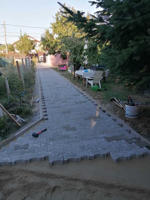 MONTAJ pavele bordura Rigola