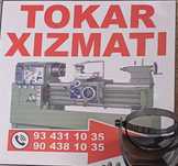Tokarlik dastgohi ishlaydi