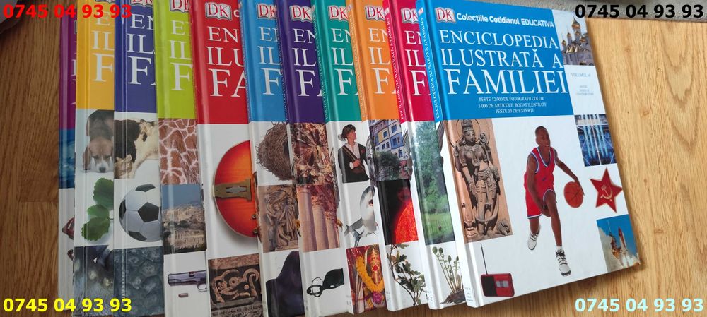 carte carti colectia cotidianul enciclopedia ilustrata familiei 11 vol
