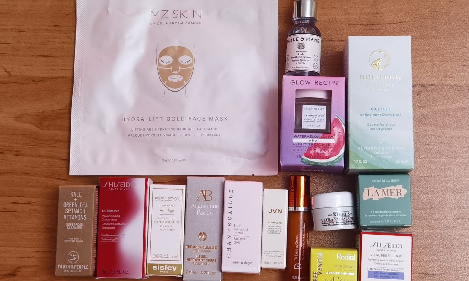 Козметика за лице Shiseido, Sisley, La mer, Glow recipe, Kiehl's