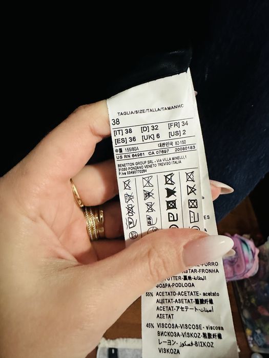 Palton gros de iarna United Colors of Benetton