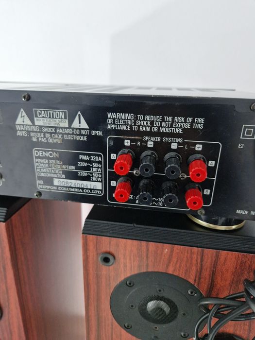 Amplificator denon și boxe quart