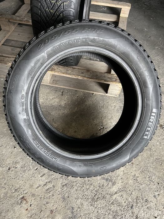 2 anvelope iarna 205/55/16 Pirelli 6.4 mm!