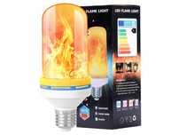 Bec LED decorativ E27 9W cu imitatie de flacara efect realist 250lm