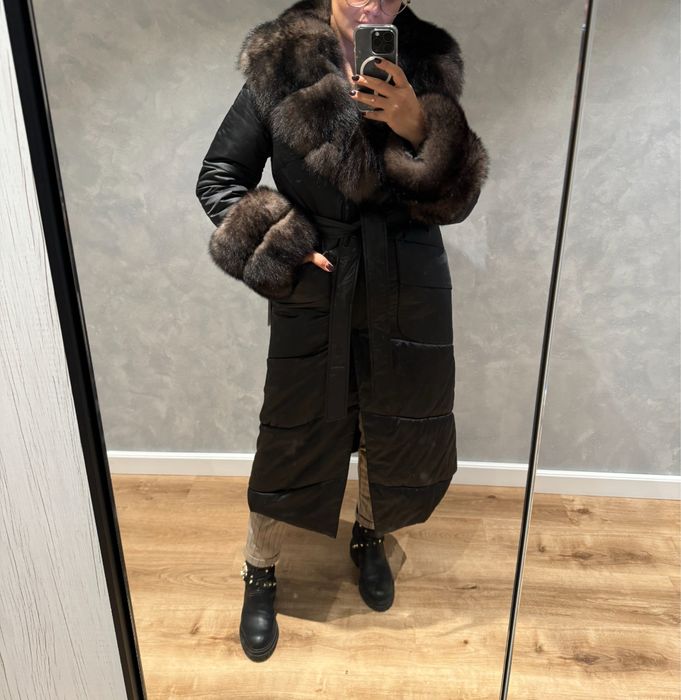 Geaca cu blana naturala