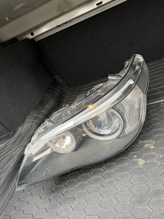Ляв фар за bmw e60 pre-face