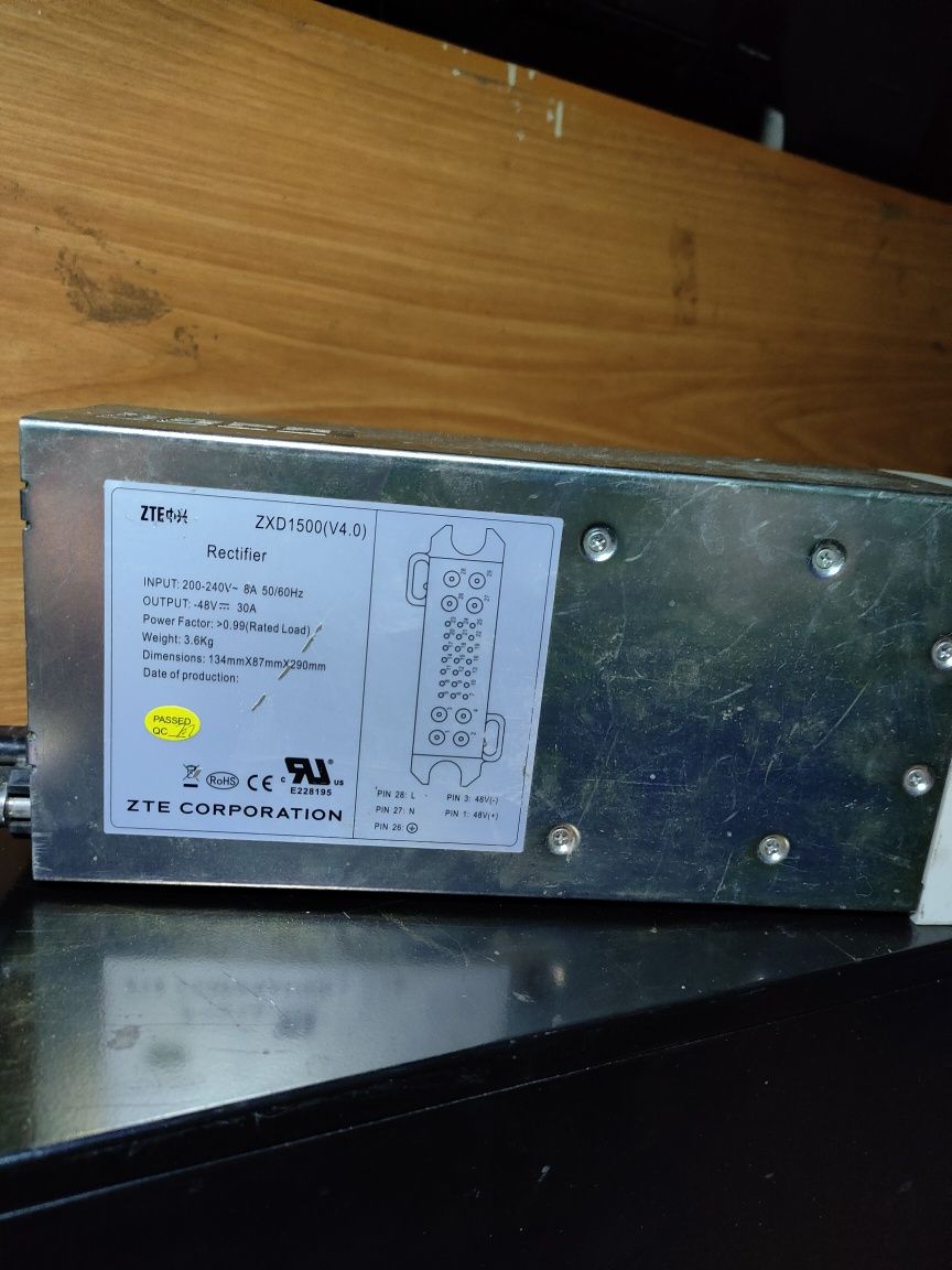 Блок питания на 48V 30A, ZTE ZXD1500(v4.0)