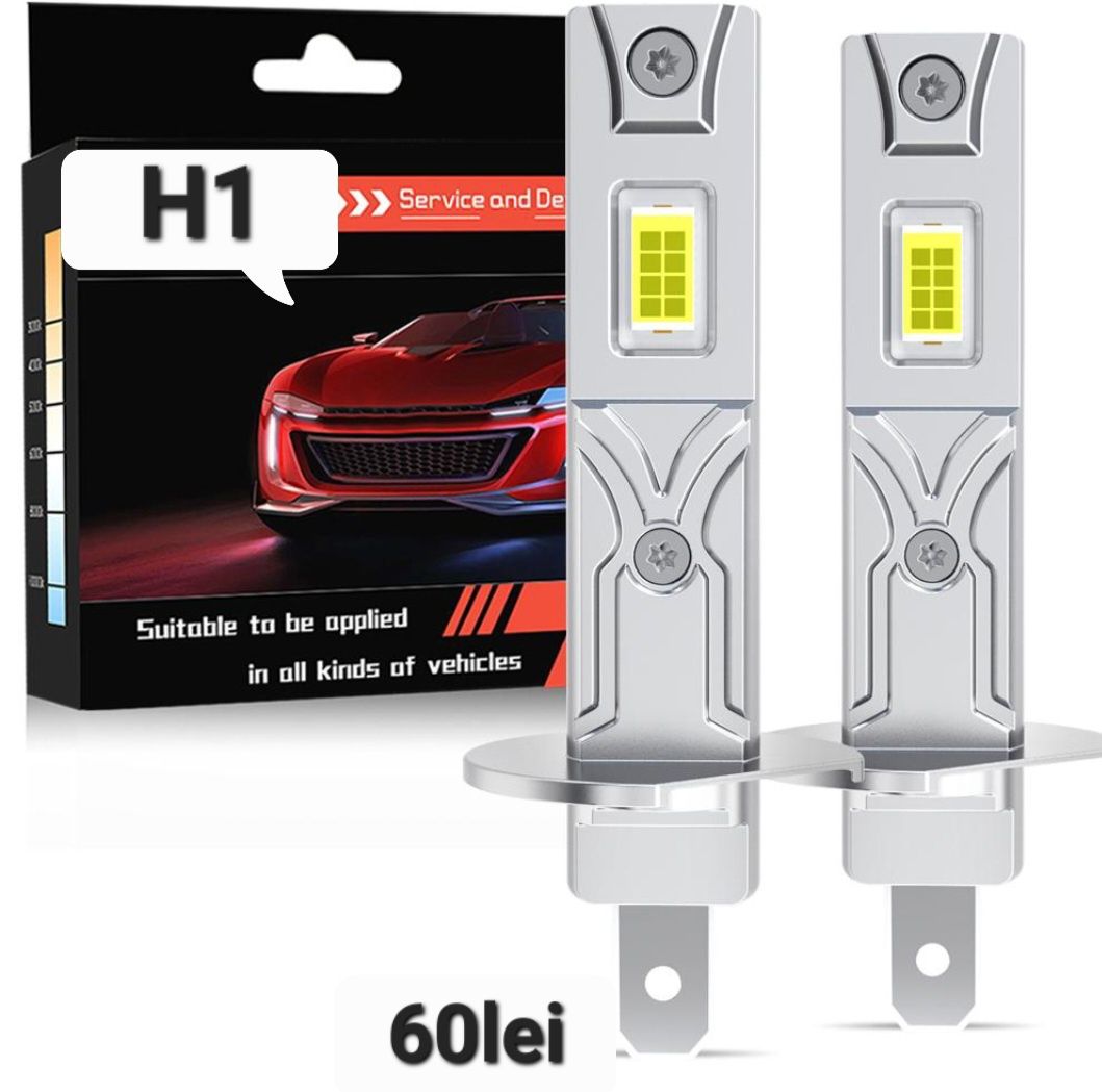 Becuri LED H1 30000LM set 2buc