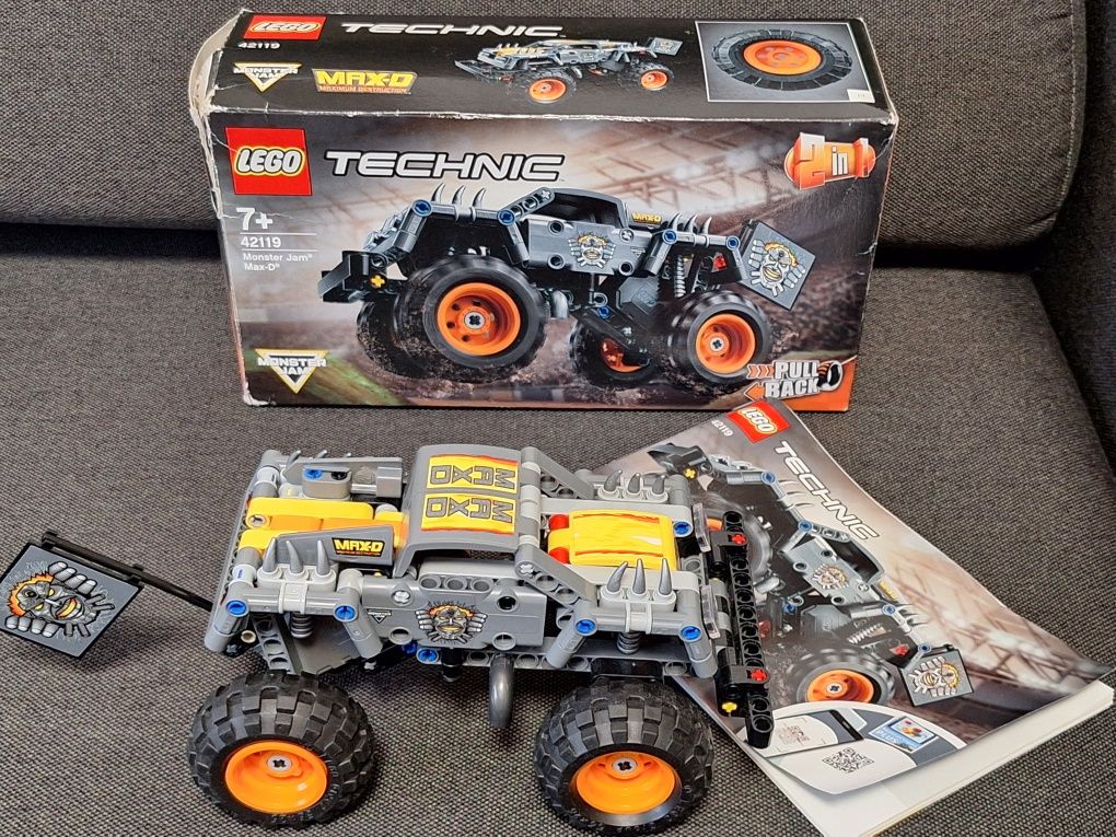 Lego Technic 42119 Monster Jam, инструкция.