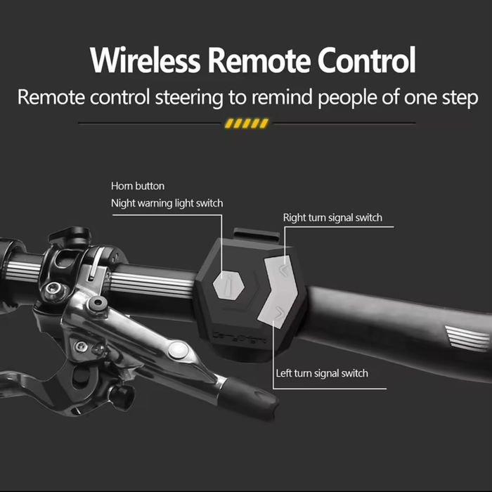 Semnalizare wifi bicicleta/trotineta/scooter față/spate, claxon, alarm