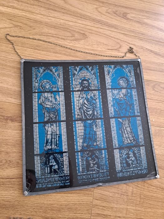 Vitraliu tablou sticla metal