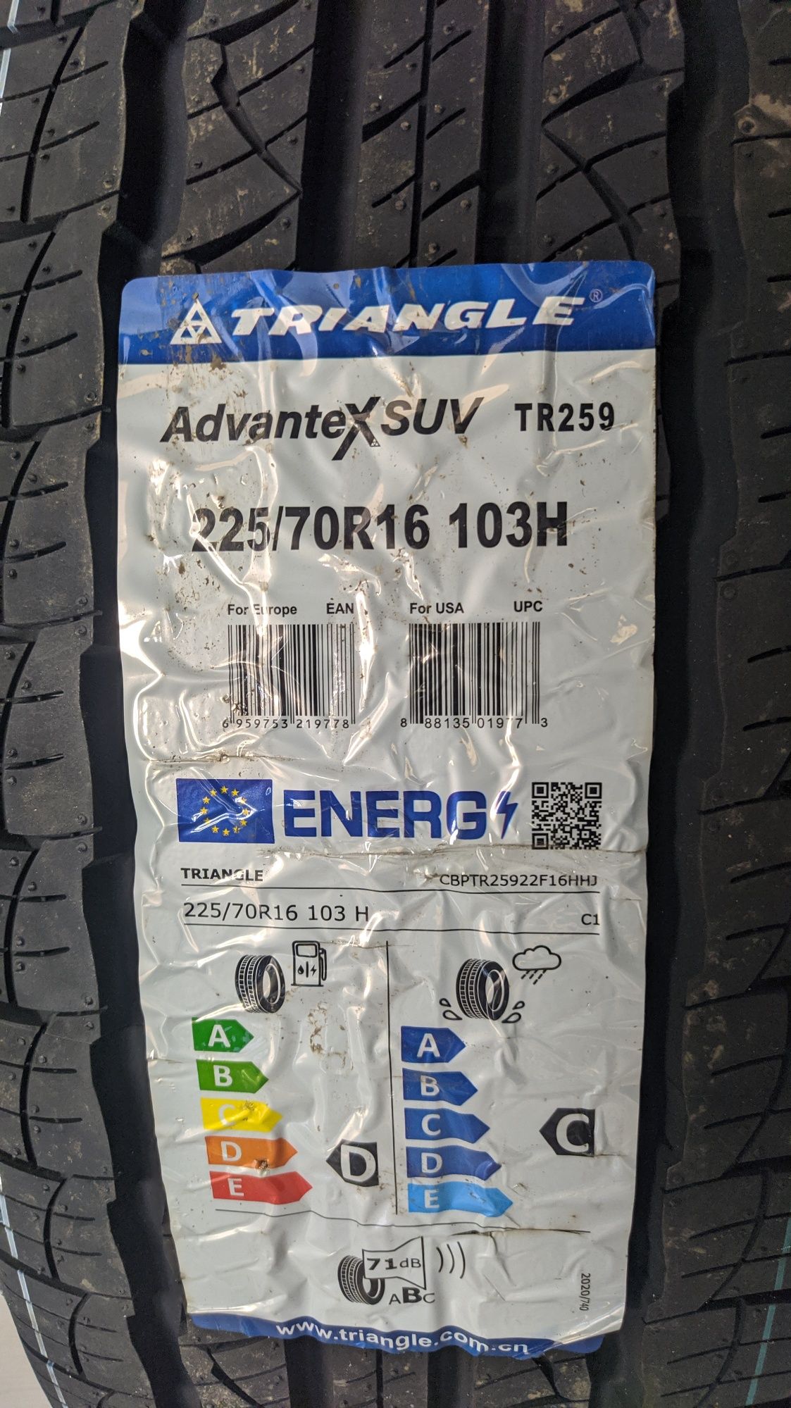 225/70R16 Triangle TR259