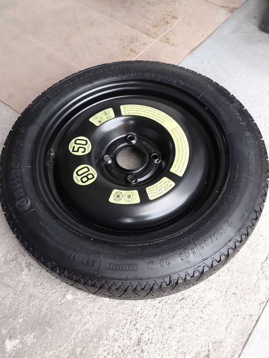 Roata rezerva SLIM PEUGEOT 208, 207, 206,CITROEN C2,C3,C4,OPEL Corsa F