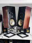 Boxe de fidelitate Bang&Olufsen Beovox M100,bass 33 cm,stative,ca NOI
