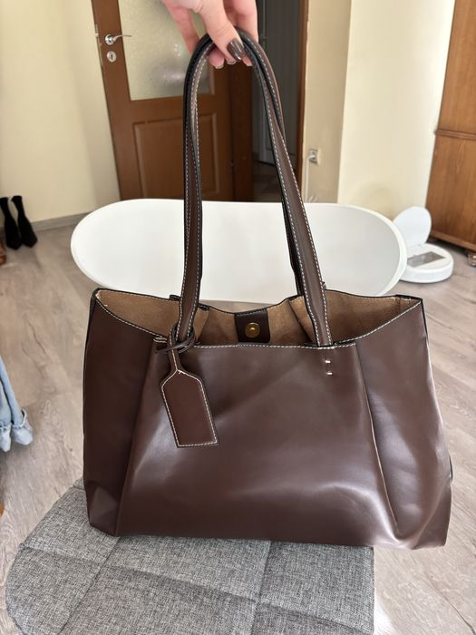 Нова Кафява чанта на Zara
