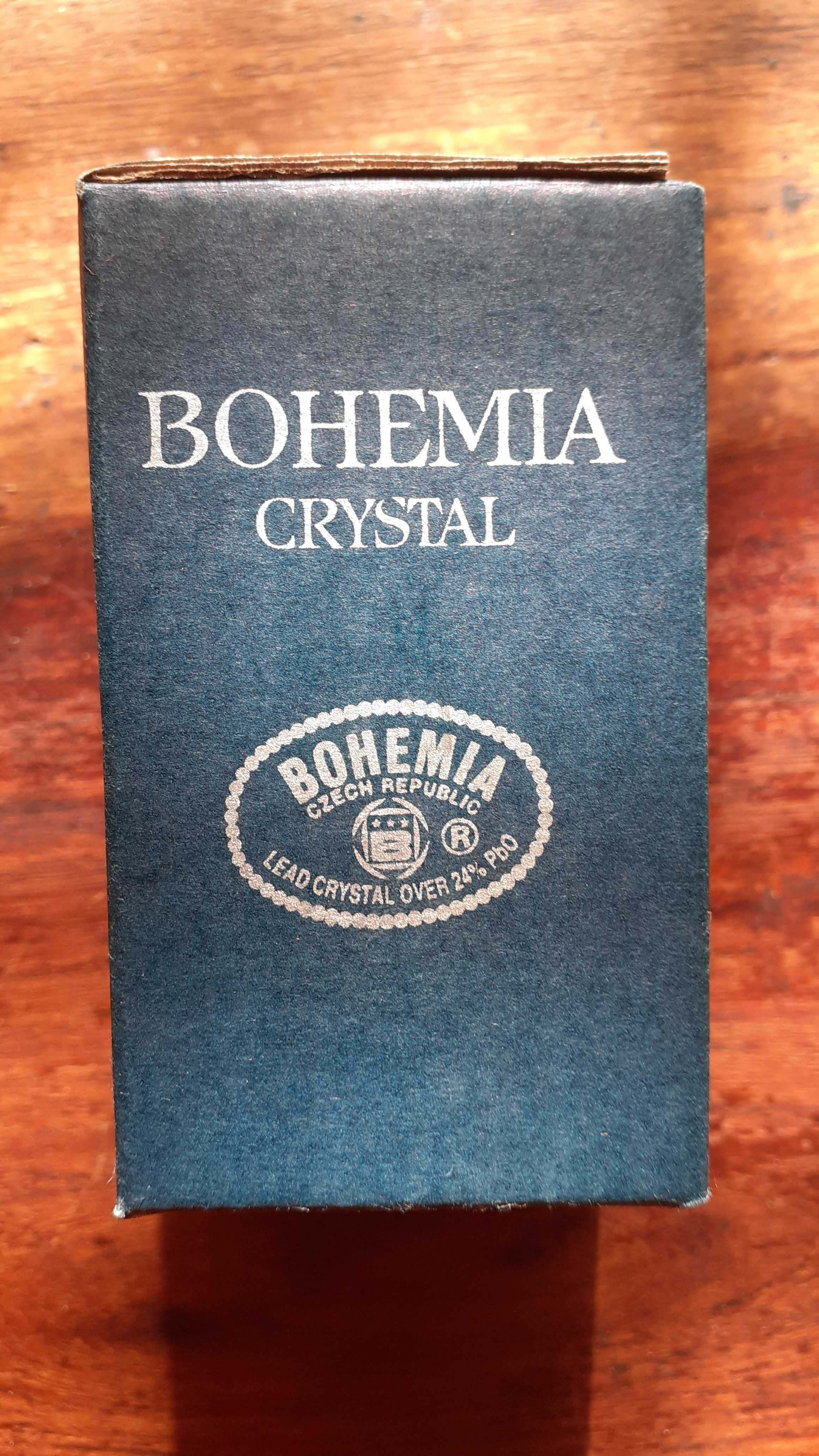 Чешки кристал коте мече фигурка Бохемия, Bohemia Crystal