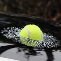 Sticker geam spart minge tenis Watch out!Tennis ball!