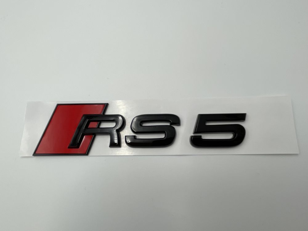 Set Embleme Audi RS5 negru s-line