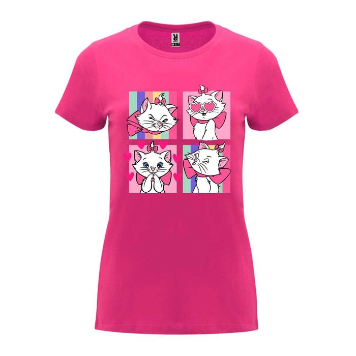 Дамски тениски на едро или дребно , бяла и розова тениска