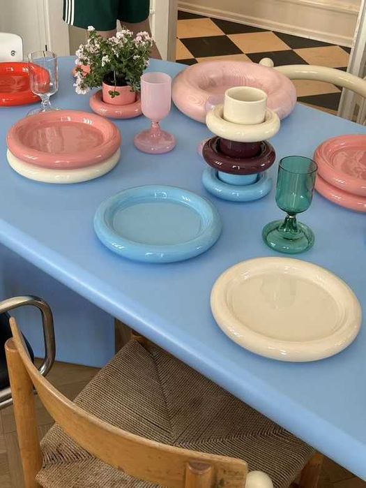 Masa designer ovala groasa