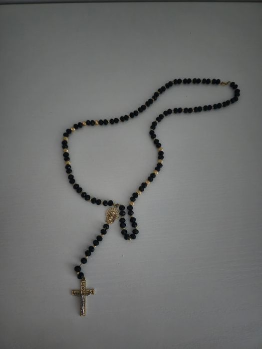 Lant aur Rosario cu pietre pretioase