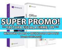 PACHET: Windows 10 PRO + OFFICE 2019 PRO Plus - Factura Fiscala!