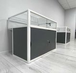 Прилавок витрина стеклянная, оборудование для магазина kavp