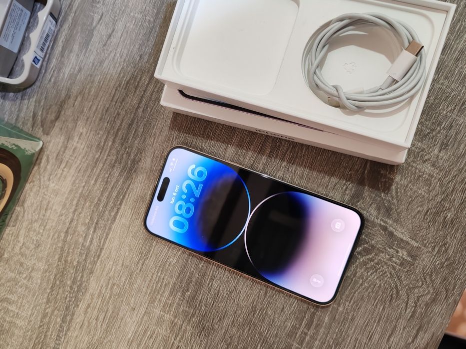 IPhone 14 proMax gold 128gb/Nu schimb/preț fix
