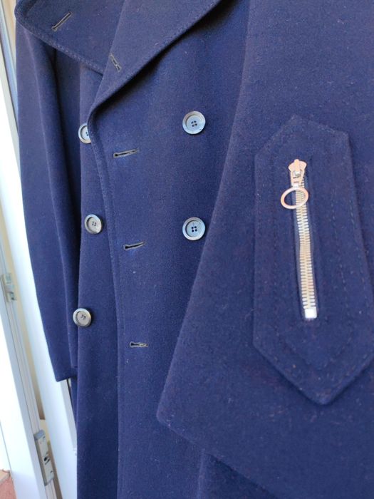 Palton L bărbătesc 100% lână virgină